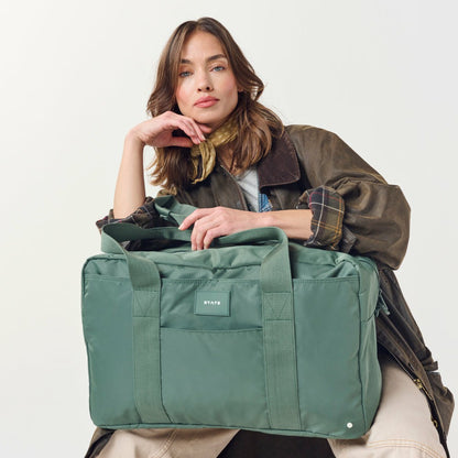 State Bags Trending - Wellington Weekender Nylon Olive