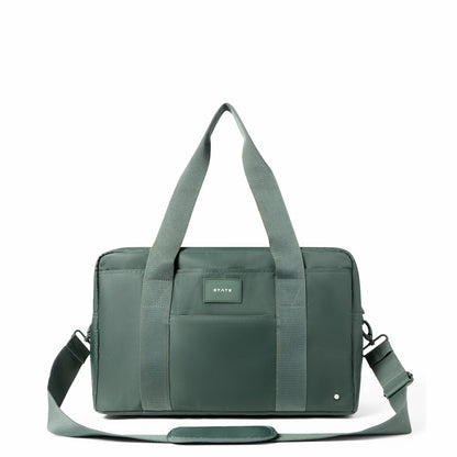 State Bags Exclusive - Wellington Weekender Medium Nylon Olive