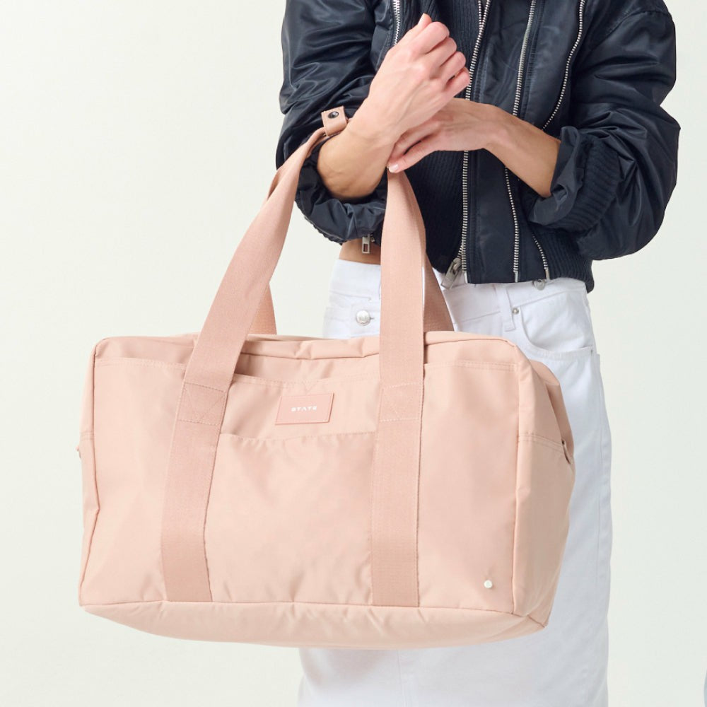 State Bags Trending - Wellington Weekender Nylon Latte