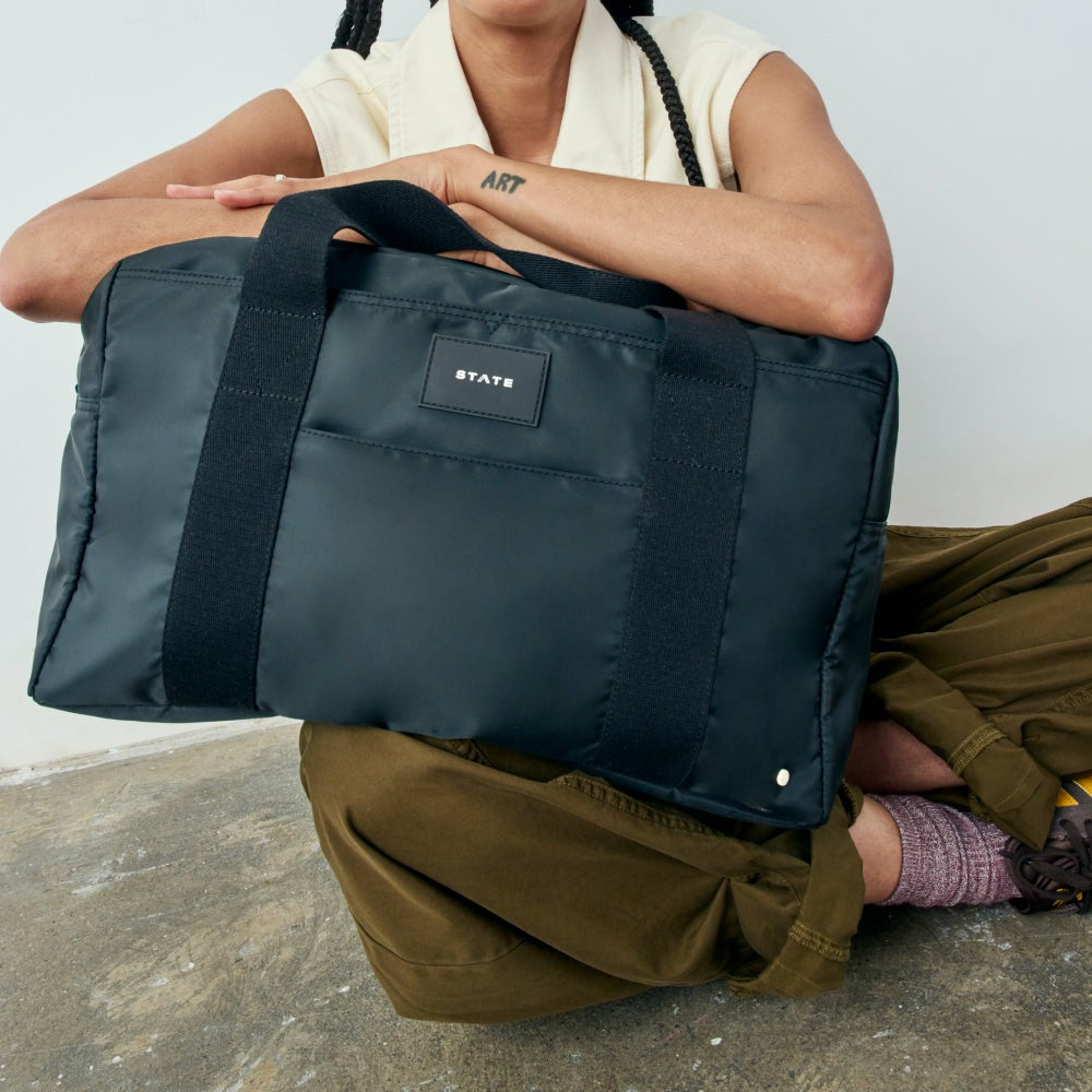 State Bags Trusted - Wellington Weekender Nylon Black