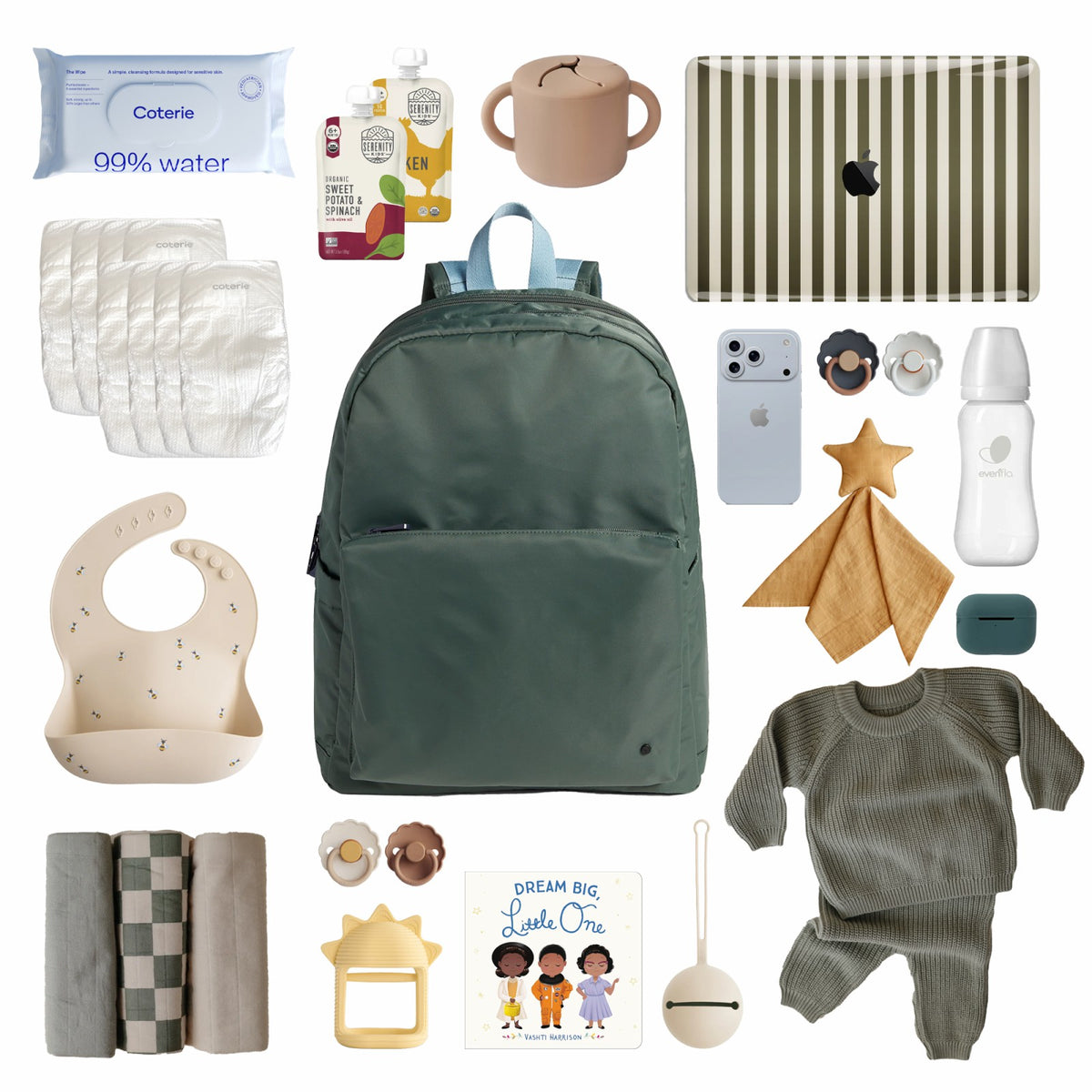 State Bags Featured - Lorimer Diaper Bag Backpack Nylon Black