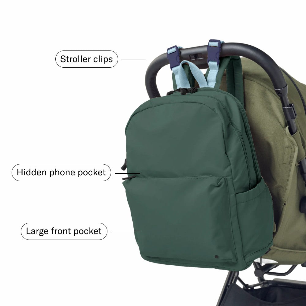 State Bags Exclusive - Lorimer Diaper Bag Nylon Ice Blue