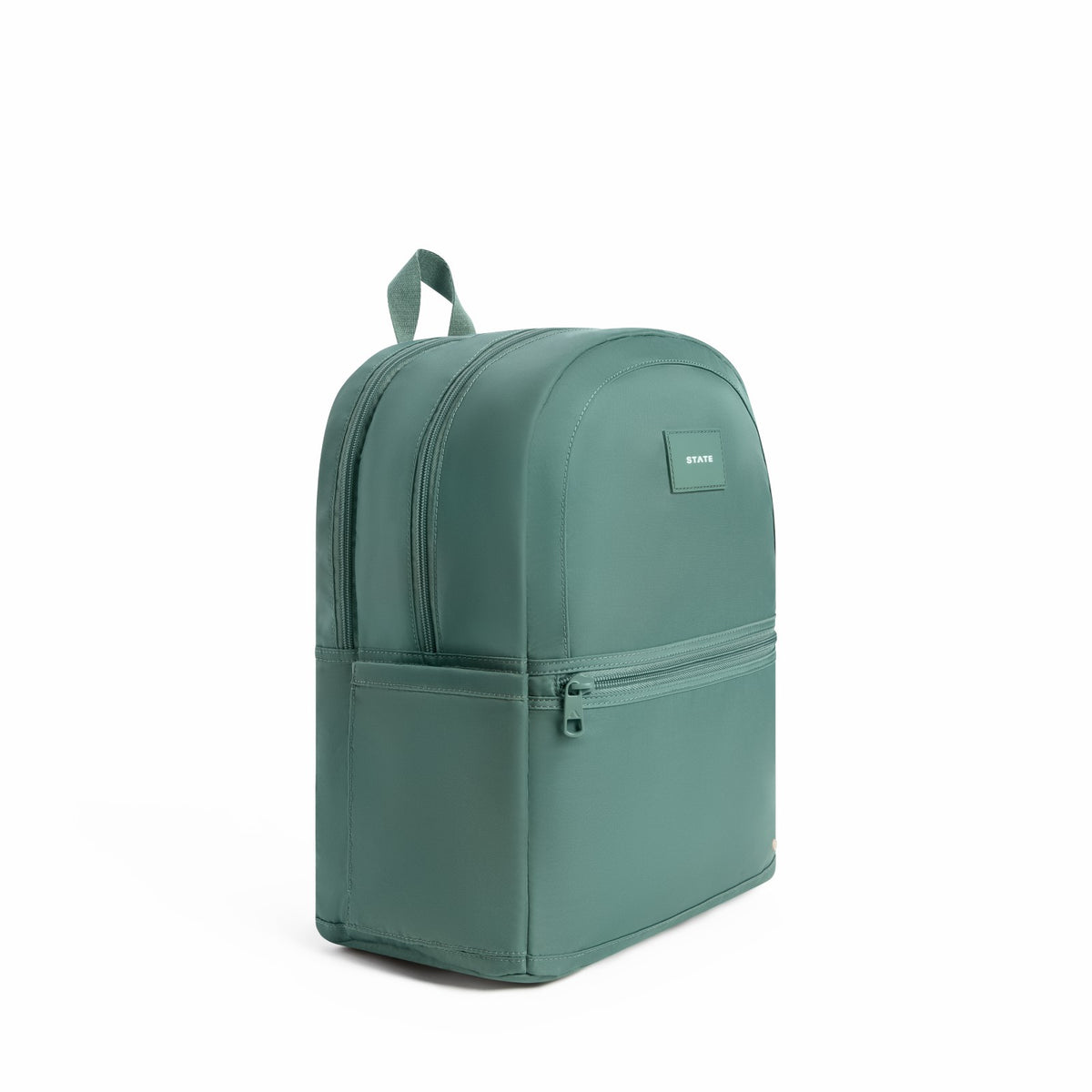 State Bags Trending - Evans Double Pocket Backpack Recycled Nylon Olive