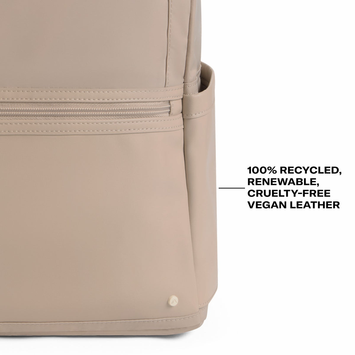 State Bags Discount - Evans Double Pocket Backpack Recycled Nylon Sand