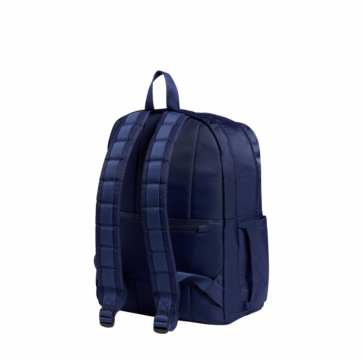 State Bags Great Value - Evans Double Pocket Backpack Nylon Navy