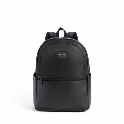 State Bags Hot Sale - Evans Double Pocket Backpack Recycled Nylon Black