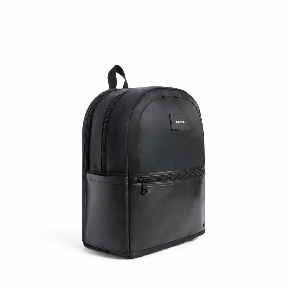 State Bags Hot Sale - Evans Double Pocket Backpack Recycled Nylon Black