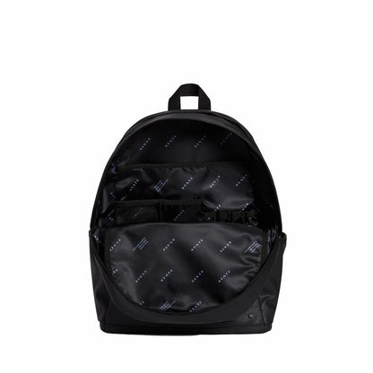 State Bags Top Pick - Kane Double Pocket Large Backpack Coated Canvas Black