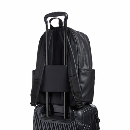 State Bags Top Pick - Kane Double Pocket Large Backpack Coated Canvas Black