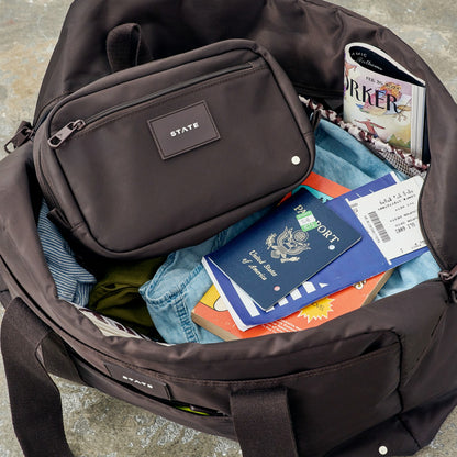 State Bags Quality - Hart Dopp Kit Nylon Brown