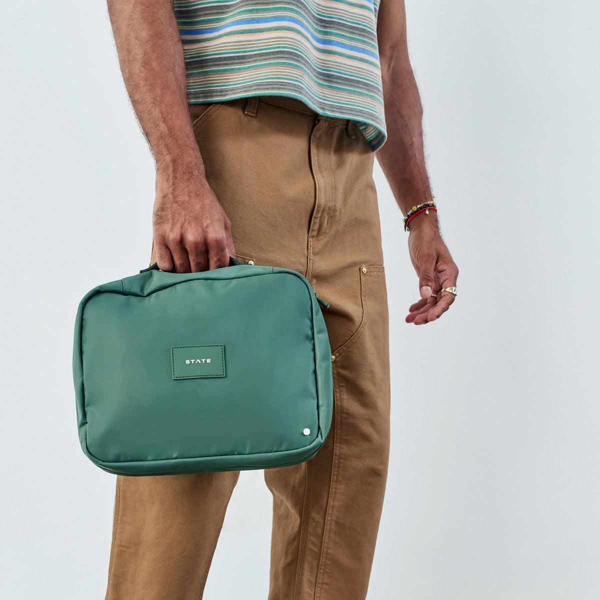 State Bags Essential - Bensen Toiletry Kit Nylon Olive