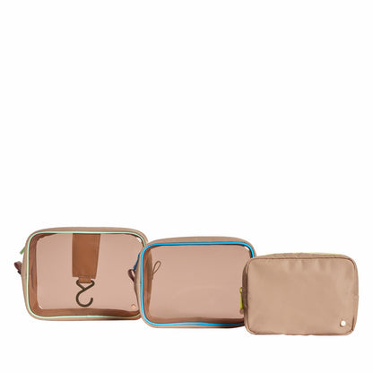 State Bags Value - Travel Pouch Set TPU Latte