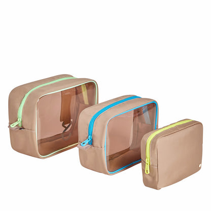 State Bags Value - Travel Pouch Set TPU Latte