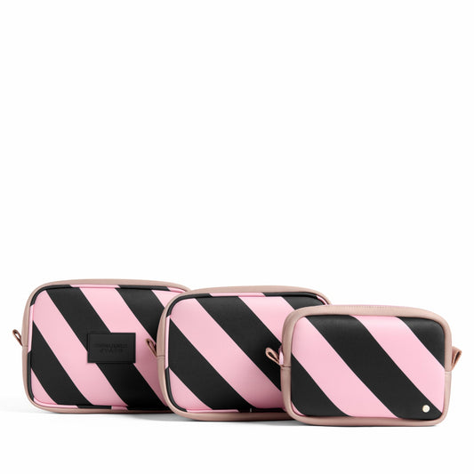 State Bags Sale - STATE Bags x Cynthia Rowley Travel Pouch Set of Three Stripes