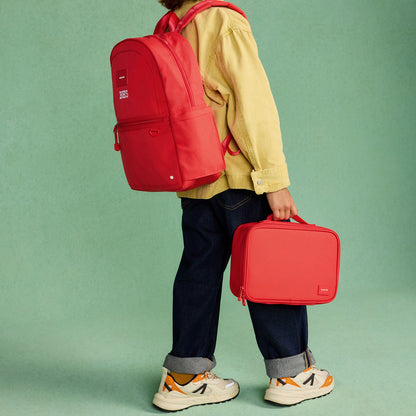 State Bags Latest - Kane Kids Backpack Recycled Polycanvas Red