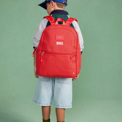 State Bags Latest - Kane Kids Backpack Recycled Polycanvas Red