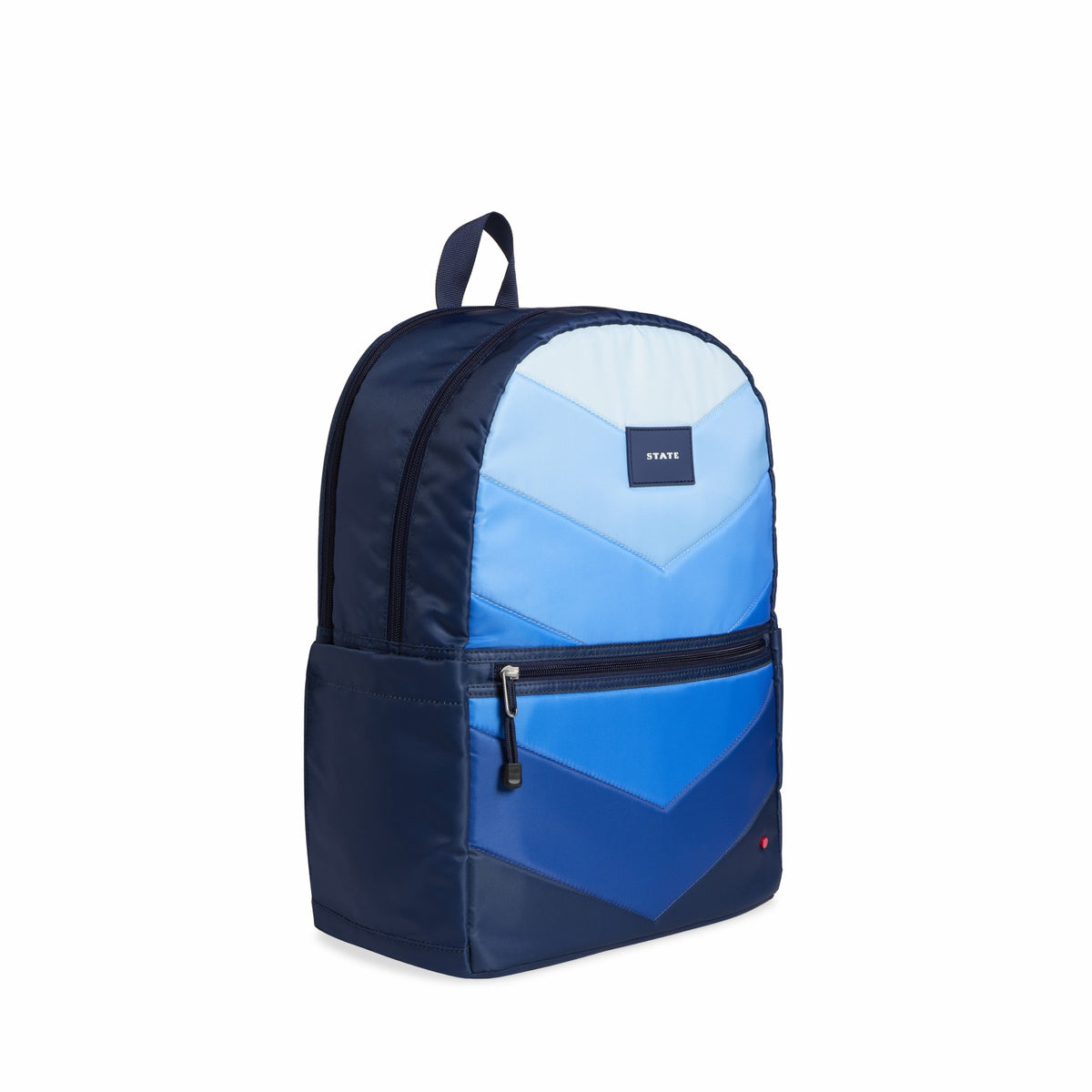 State Bags Popular - Kane Kids Large Backpack Nylon Chevron Puffer Blue