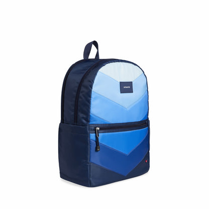 State Bags Popular - Kane Kids Large Backpack Nylon Chevron Puffer Blue