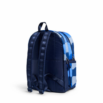State Bags Trusted - Kane Kids Large Backpack Nylon Puffer Blue Puffer Check