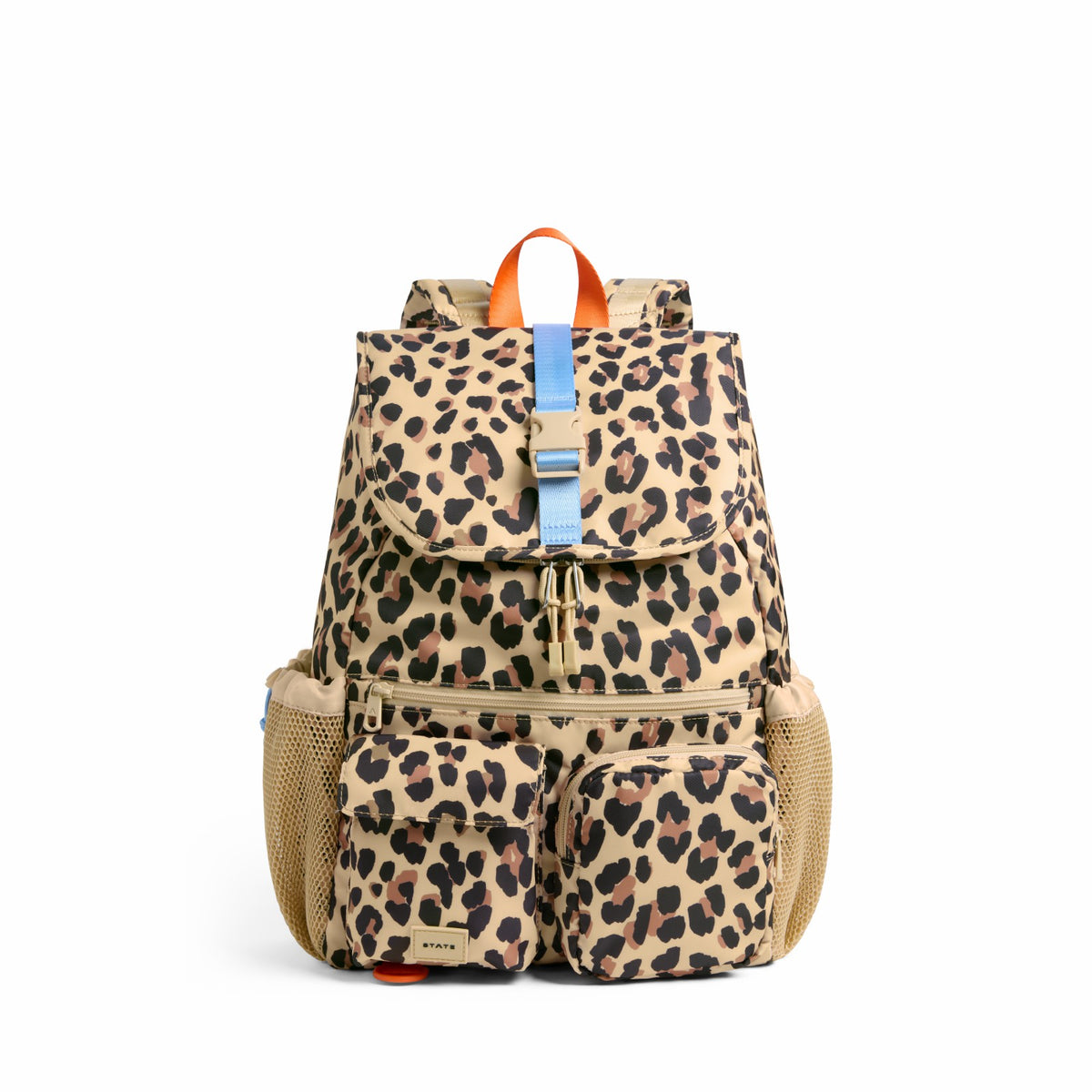 State Bags Discount - Charlie Rucksack Nylon Leopard