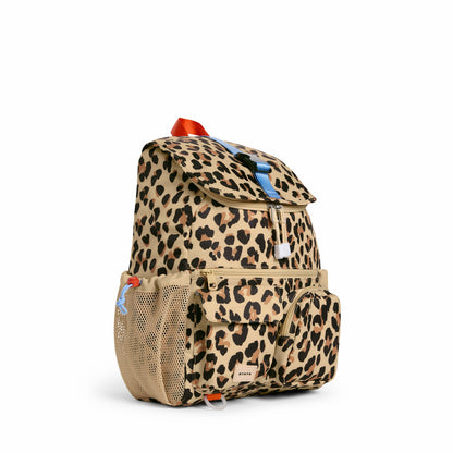State Bags Discount - Charlie Rucksack Nylon Leopard