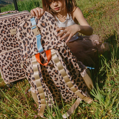State Bags Discount - Charlie Rucksack Nylon Leopard