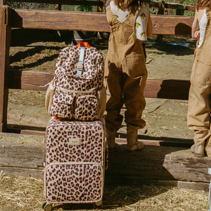 State Bags Discount - Charlie Rucksack Nylon Leopard