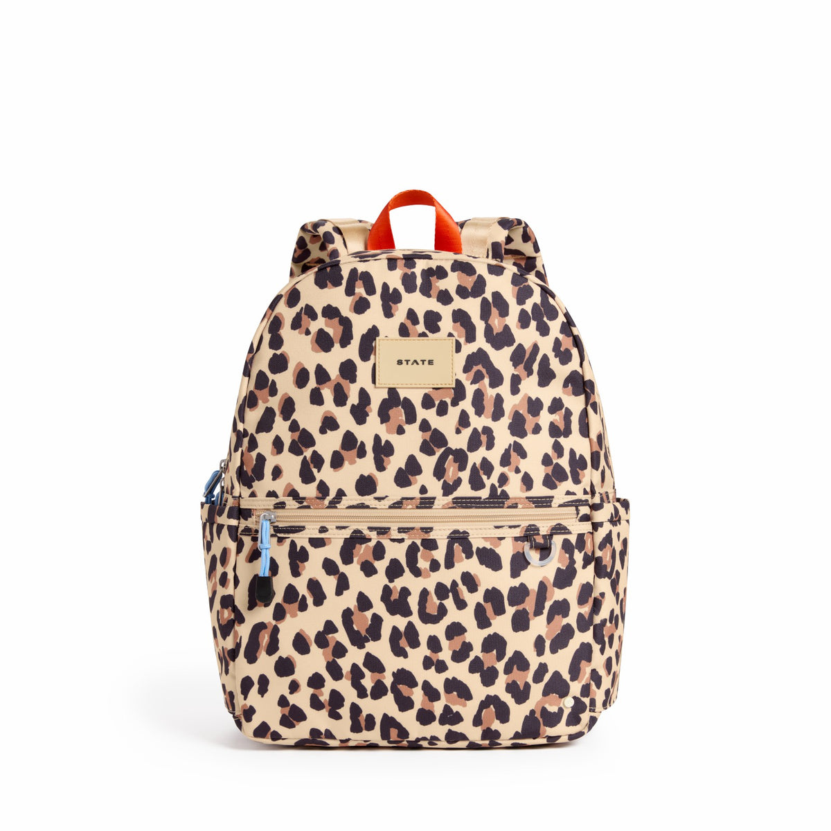 State Bags Recommended - Kane Kids Travel Backpack Printed Canvas Leopard