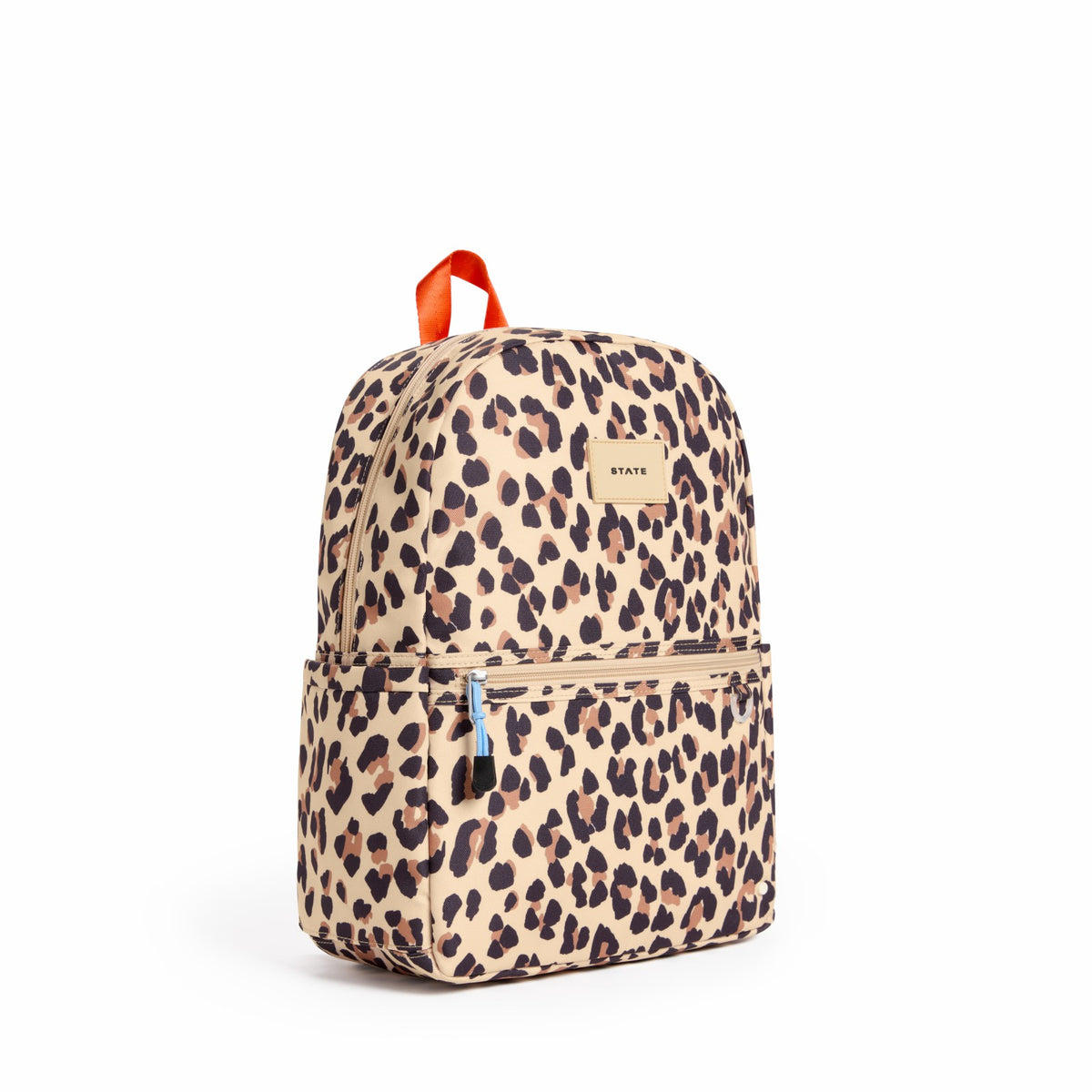 State Bags Recommended - Kane Kids Travel Backpack Printed Canvas Leopard