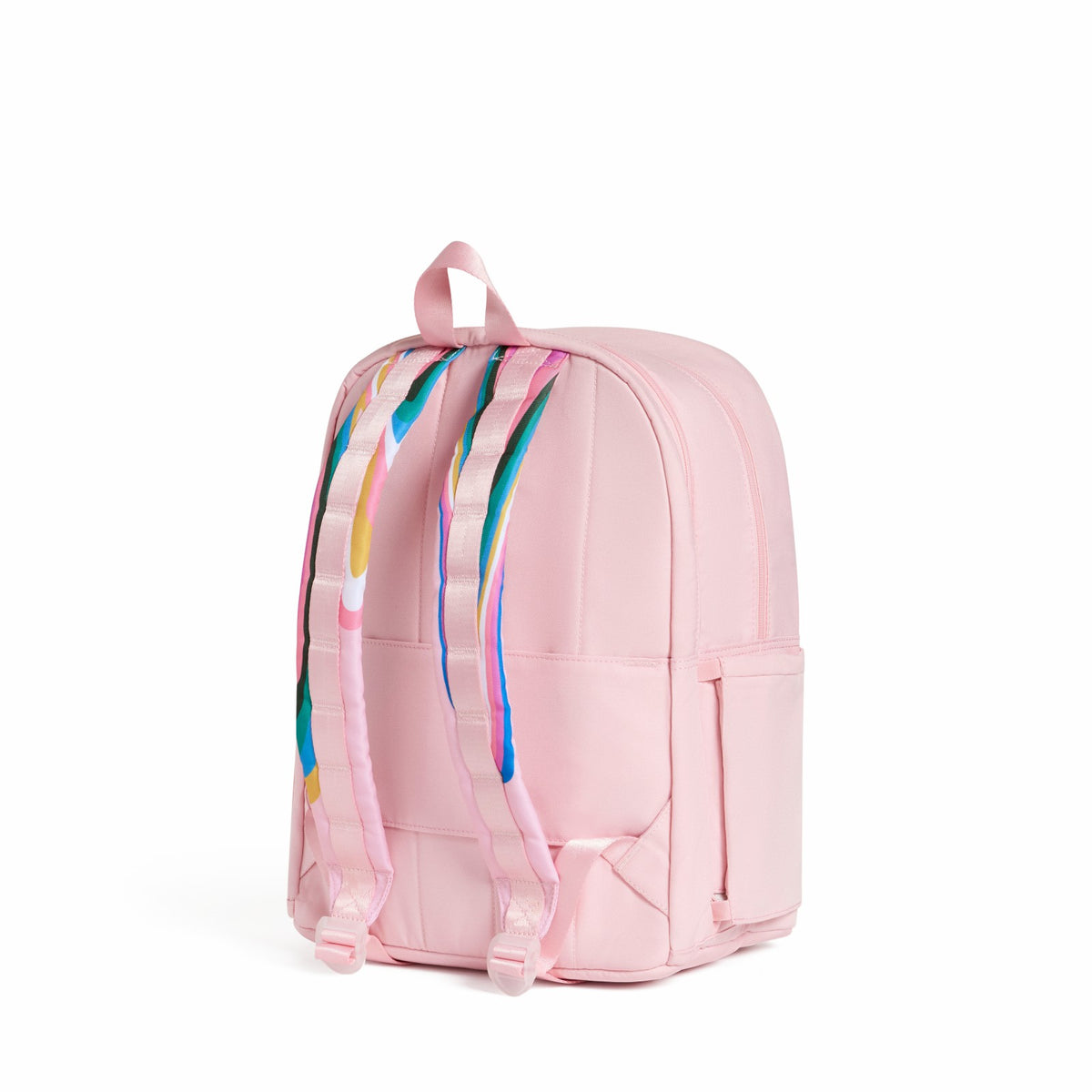 State Bags Discount - Kane Kids Double Pocket Backpack Recycled Poly Canvas Paint Wave