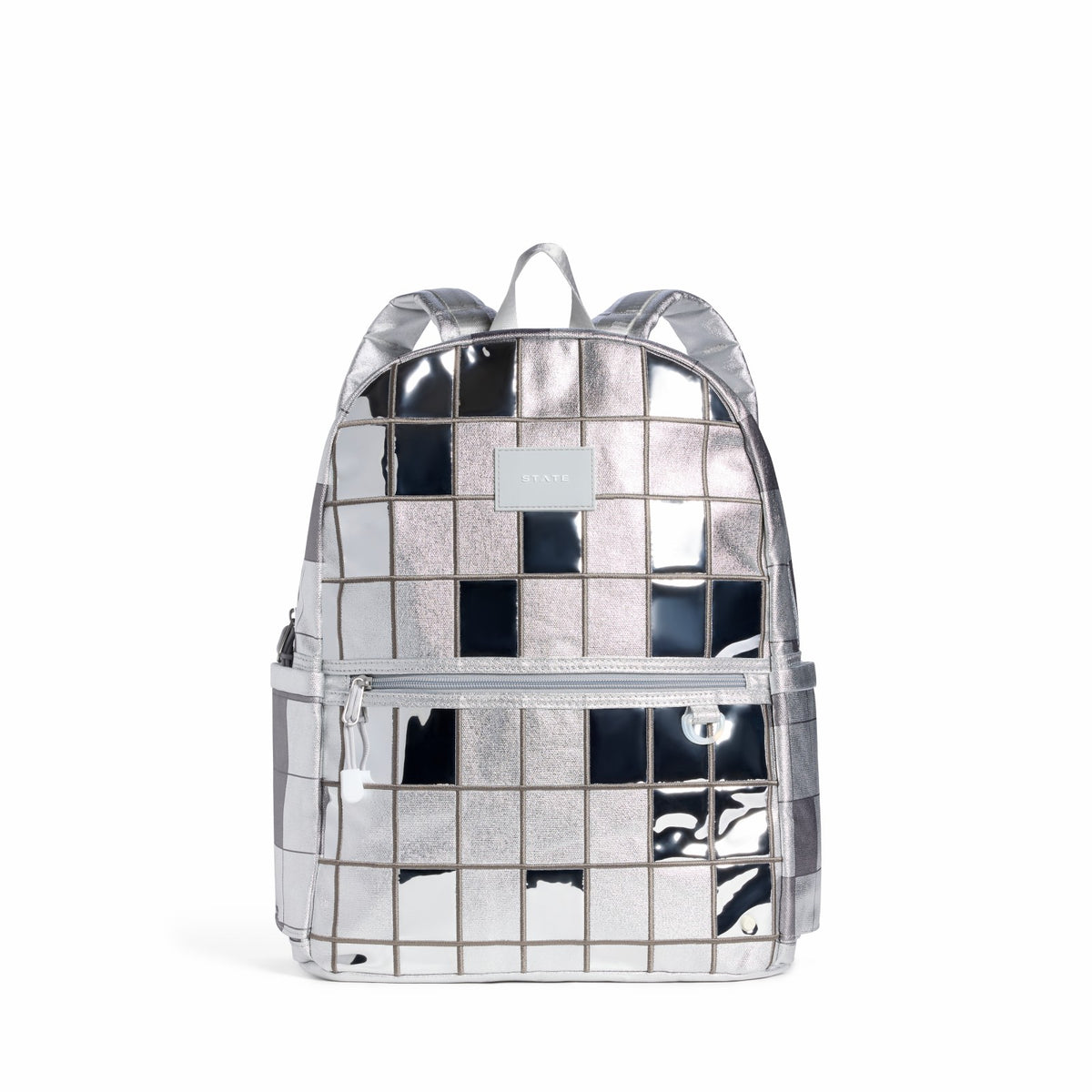 State Bags Best Seller - Kane Double Pocket Backpack Metallic Discoballs