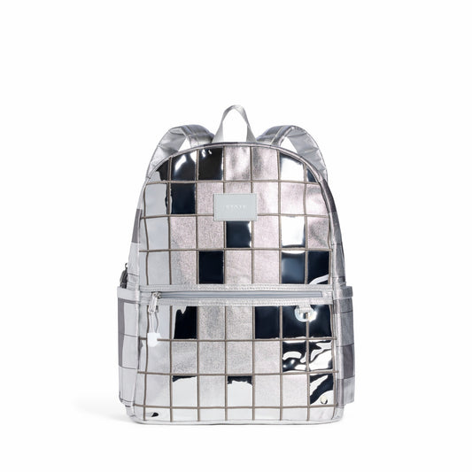 State Bags Best Seller - Kane Double Pocket Backpack Metallic Discoballs