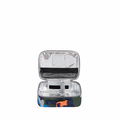 State Bags Great Value - Rodgers Lunch Box Nylon Puffer Blue Chevron