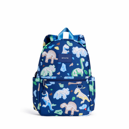 State Bags Great Value - Kane Kids Mini Backpack Recycled Polycanvas Dino Fossils