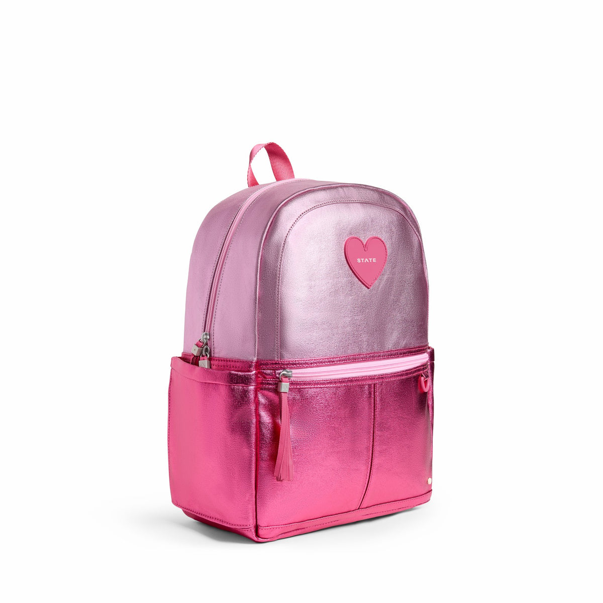 State Bags Value - Kane Kids Backpack Metallic Pink/Hot Pink Colorblock