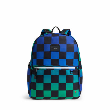 State Bags Popular - Kane Kids Large Backpack Recycled Poly Canvas Blue Check