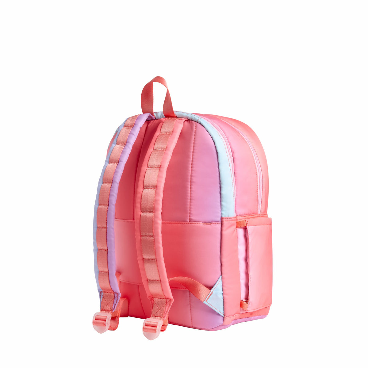 State Bags New - Kane Kids Double Pocket Nylon Puffer Sunset