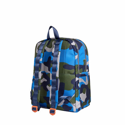 State Bags Quality - Kane Kids Double Pocket Backpack Printed Canvas Camo