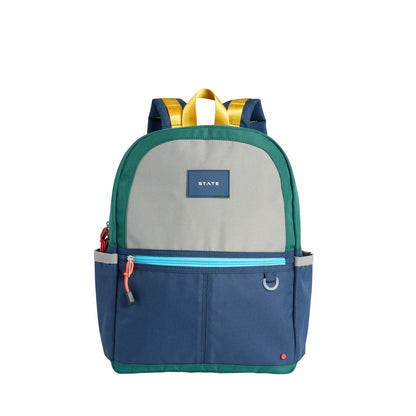 State Bags Best Price - Kane Kids Backpack Polyester Canvas Green/Navy