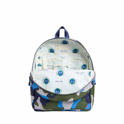 State Bags Best Price - Kane Kids Backpack Polyester Canvas Green/Navy