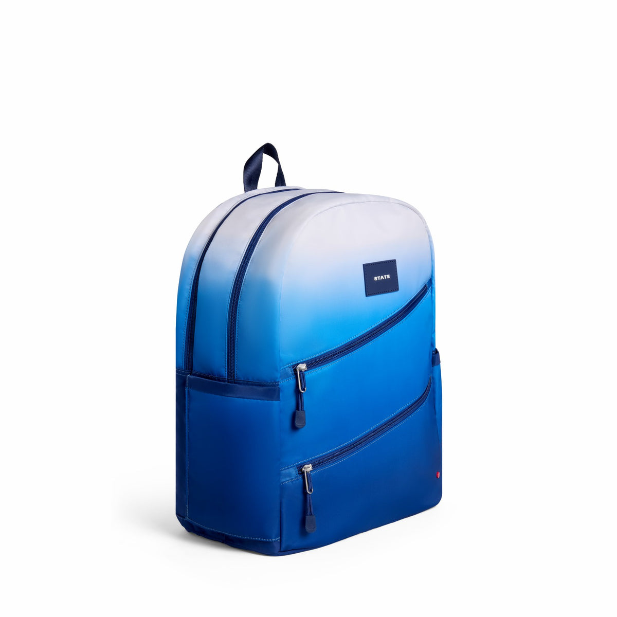 State Bags Discount - Kane Kids Large Backpack Nylon Blue Gradient Diagonal Zipper