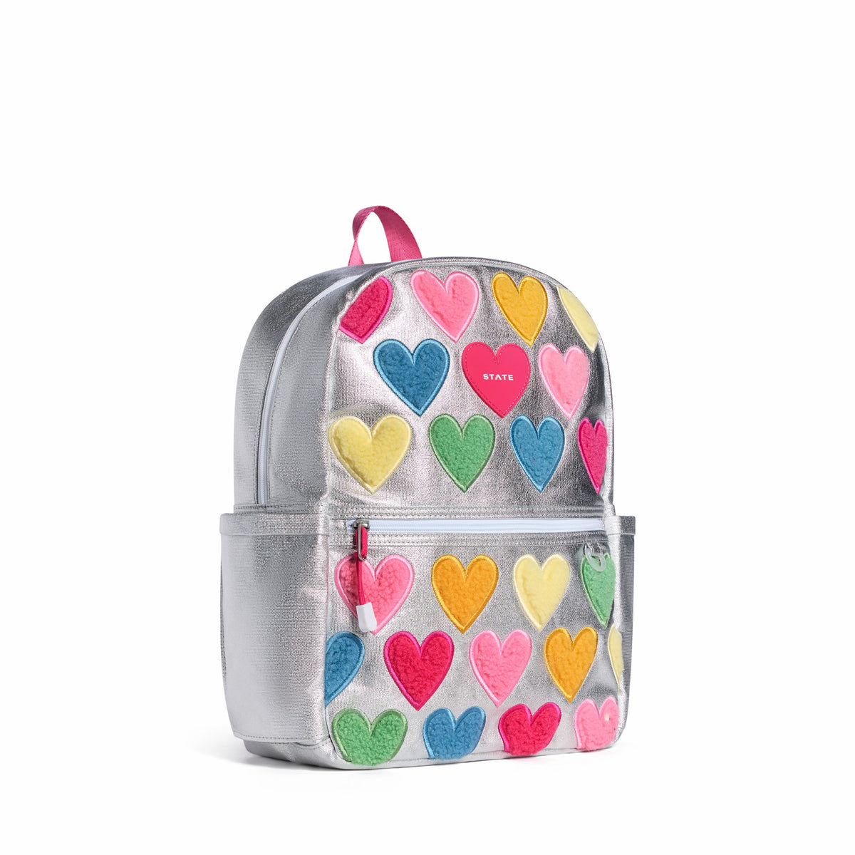 State Bags Smart Buy - Kane Kids Metallic Happy Fuzzy Hearts