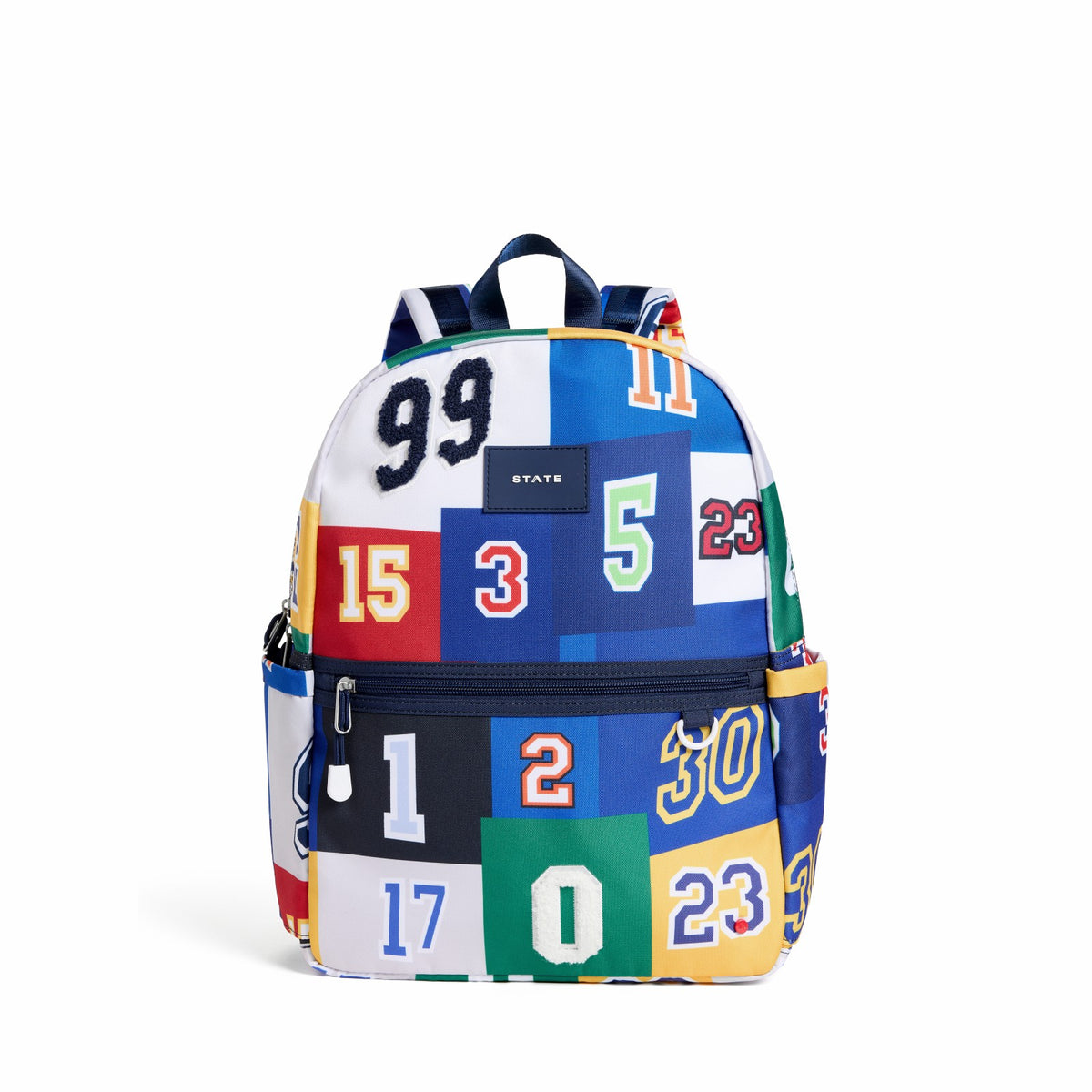 State Bags Quality - Kane Kids Travel Backpack Polyester Canvas Varsity Numbers