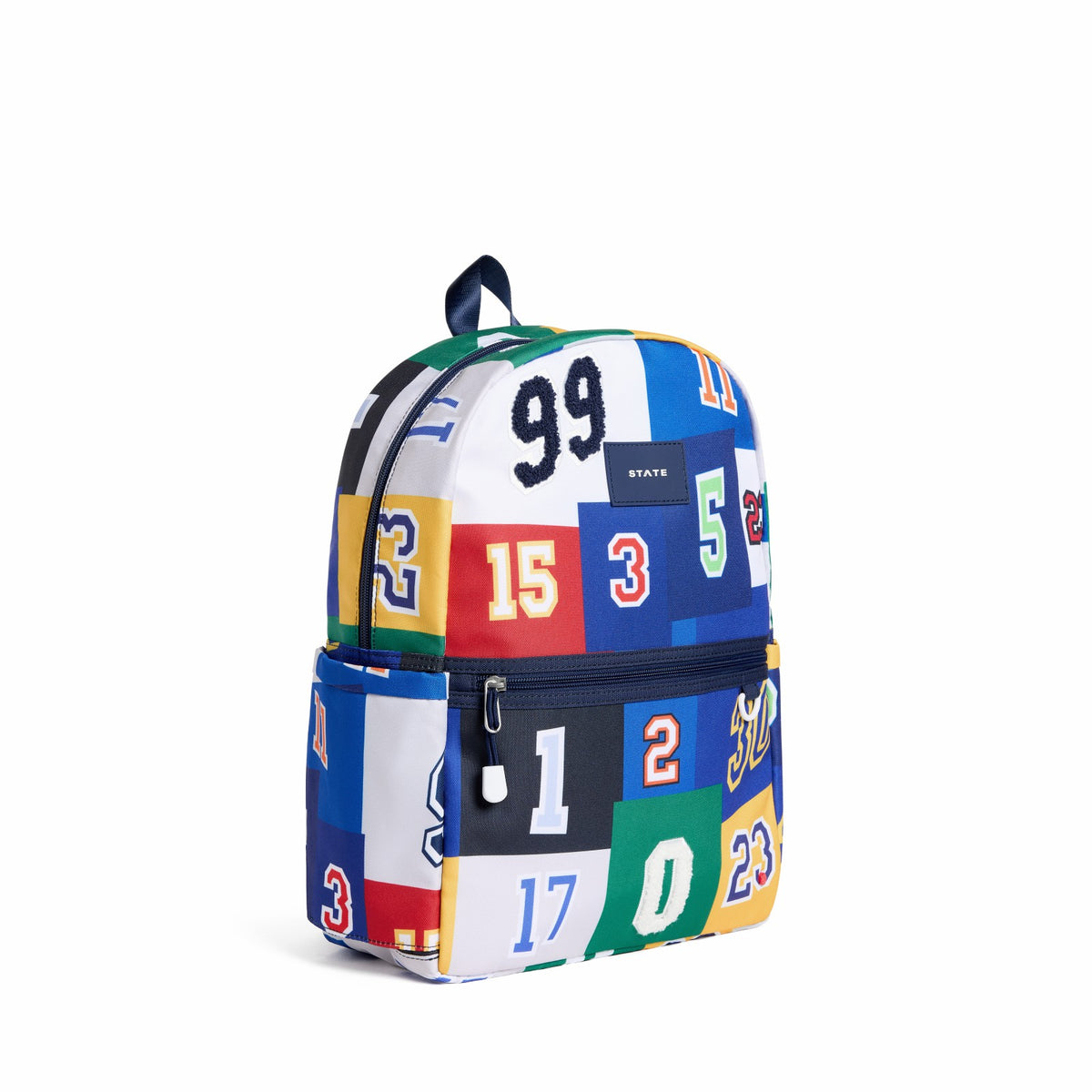 State Bags Quality - Kane Kids Travel Backpack Polyester Canvas Varsity Numbers